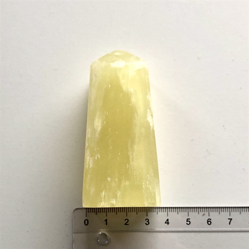 Calcit Lemon Spids Obelisk 7,5 cm